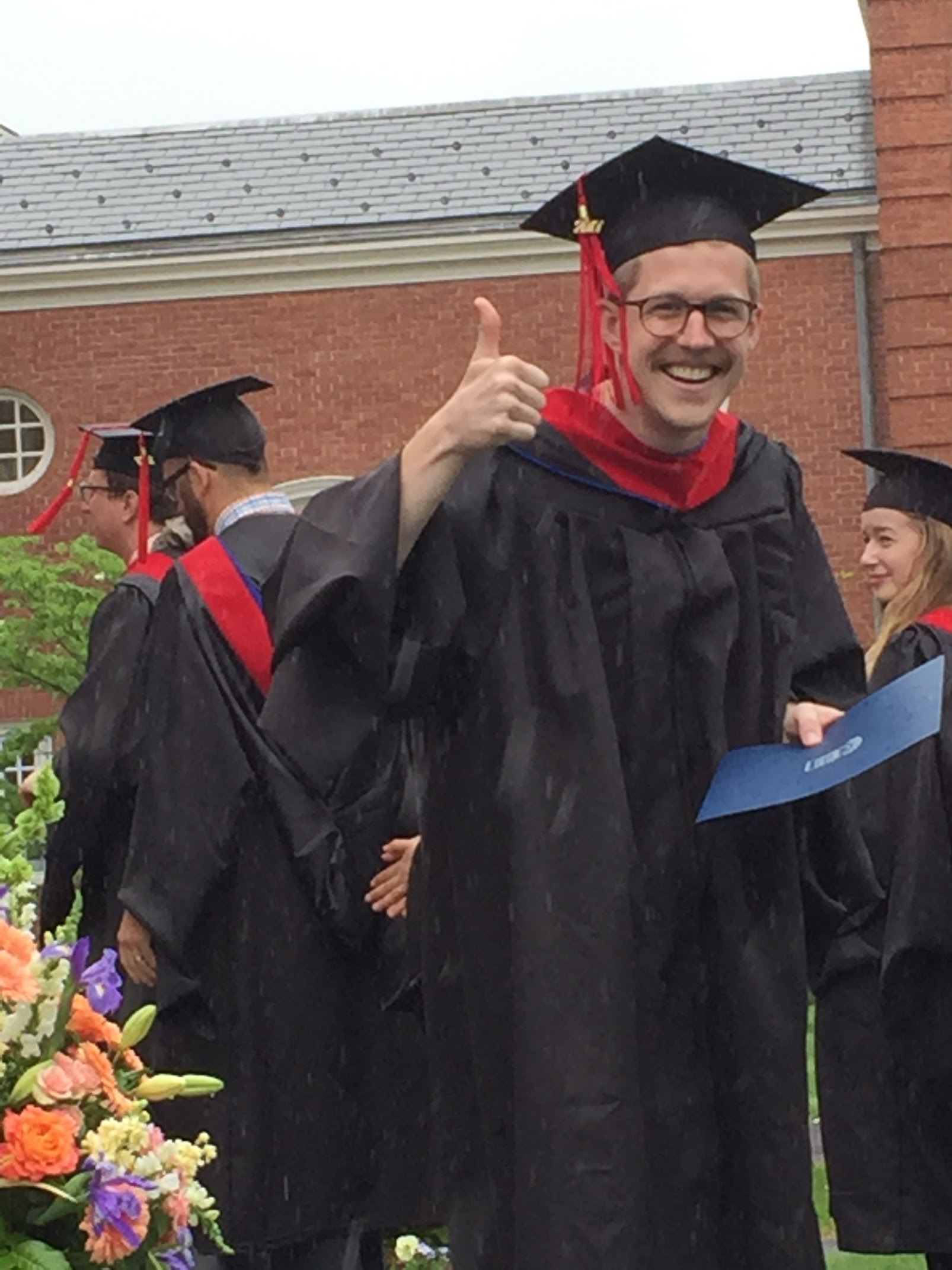 Scot Bearss graduating from Yale Divinity School in 2017